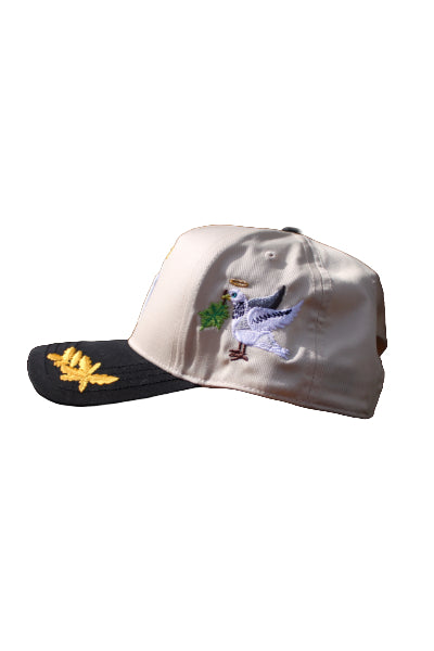 Final Boss Hat – Cream/Black